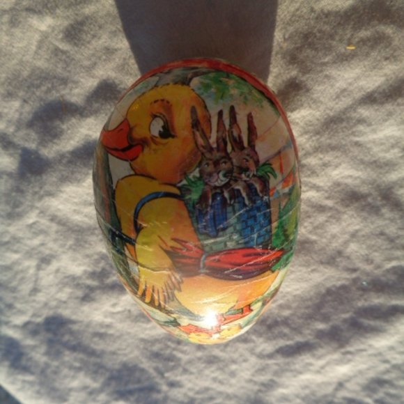 Vintage EASTER EGG Paper Mache made in West German